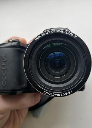 Фотоаппарат камера 2000х зумер nikon coolpix l100 10mp + карта 4гб