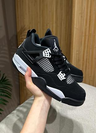 Кроссовки air jordan retro 4 white thunder