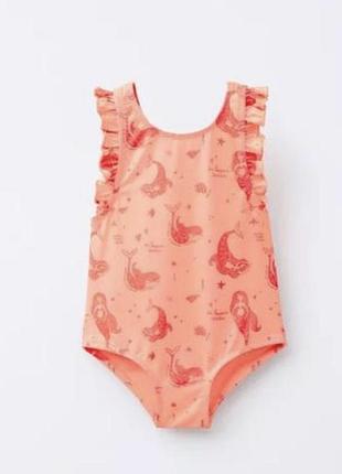 Суцільний купальник zara