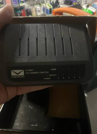Коммутатор switch canyon 5 port ethernet