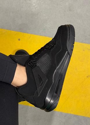 Кроссовки air jordan retro 4 black cat