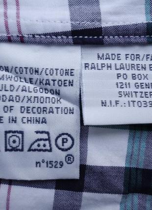 Рубашка ralph lauren custom fit оригинал (m)7 фото