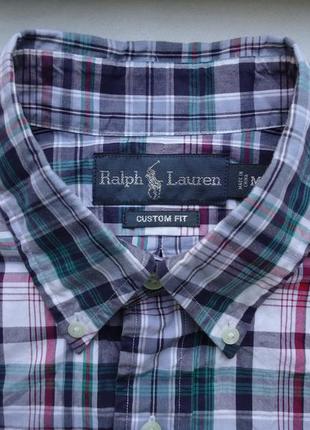 Рубашка ralph lauren custom fit оригинал (m)4 фото
