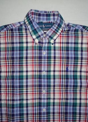 Рубашка ralph lauren custom fit оригинал (m)3 фото
