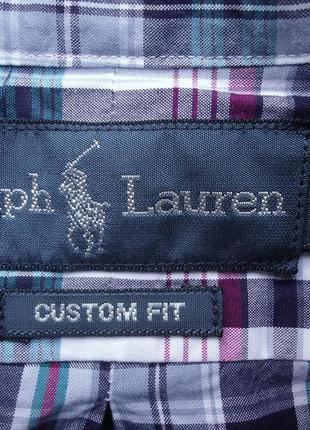 Рубашка ralph lauren custom fit оригинал (m)6 фото