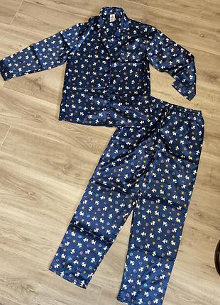 Піжама атласна кофта+штани matalan розмір s