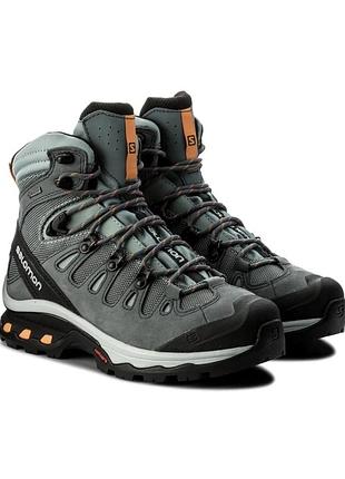Трекинговые ботинки salomon quest 4d 3 gtx w gore-tex 401566 22 g0 серый. eur-38