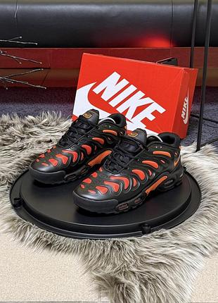 Кросівки nike air tn plus drift (чорно красні)