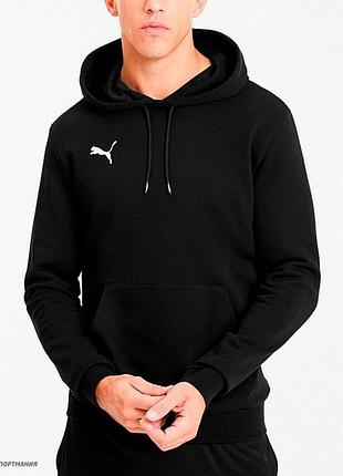 Худі puma teamgoal 23 casuals hoody чорний