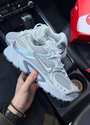 Кроссовки nike v2k runtek metallic silver/white