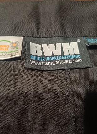Робочі штани-карго bwm (builder worker mechanic) — black edition 4