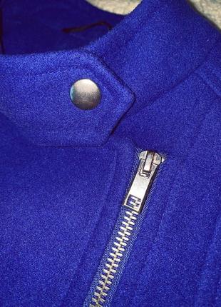 Синее пальто oasis10 фото