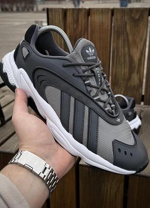 Кросівки adidas oztral, темно сірі (сітка)