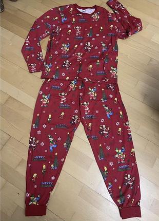 Жіноча котонова брючна піжама primark m/l