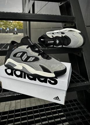 Кросівки adidas streetball cordura (світло сірі)