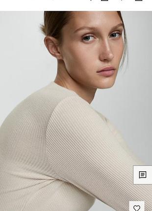 Базовый лонгслив mango 4