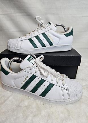 Кожаные adidas superstar 43 размер