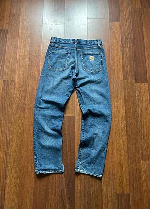 Carhartt штани чоловічі джинси street style distressed faded washed оригінал б у