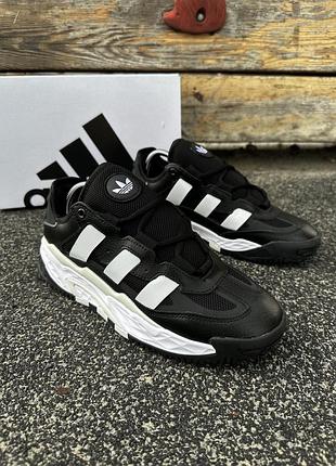 Кросівки adidas niteball, тoп якість (black)