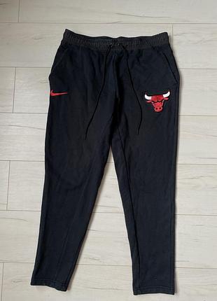 Nike chicago bulls nba спортивки чоловічі джогери штани найк xlчікаго булз спортивки чорні оригінал