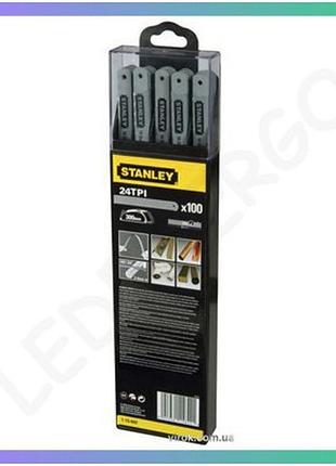 Полотно lion stanley для ножовки по мягкому металлу 24 зуба 300 мм 5 шт пила по металлу