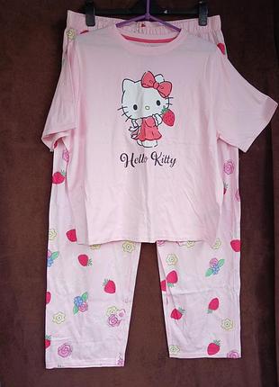 Костюм женский домашний hello kitty,  l, 42-44