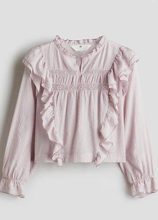 Мереживна блуза фірми h&m  на дівчинку 11-12 років