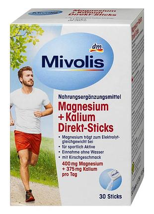 Mivolis магний + калий direct в стиках для приема без воды 30 шт, 112,5 г от dm