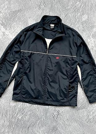 Vintage men’s nike light jacket full zip blue size: m