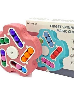 Головоломка антистресс magic bean cube nj-0068 розовая top shop ua_