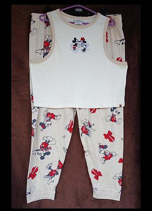 Костюм женский домашний с штанами minnie mouse,  xl-2xl,eur 46-48,50-52