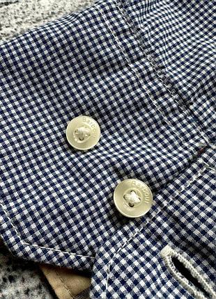 Men’s shirts button up barbour plaid light blue 9