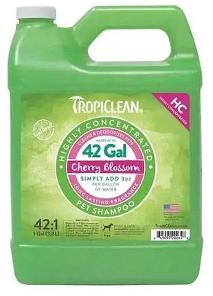 Шампунь для собак tropiclean hc tm tropiclean концентрация 1:42(разлив) 500 вишня