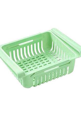 Органайзер на холодильник strechable hanging storage rack растягивающийся зеленый top shop ua_