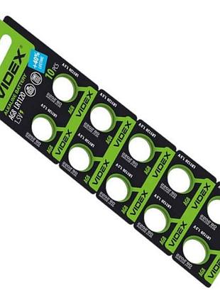 Набор батареек 10шт на блистере videx ag8/lr1120 top shop ua_
