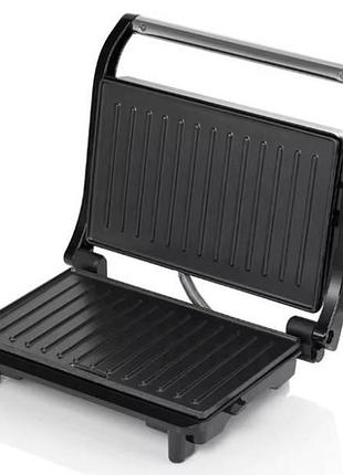 Гриль електричний притискний з антипригарним покриттям steak machine r.537 raf чорний top shop ua_