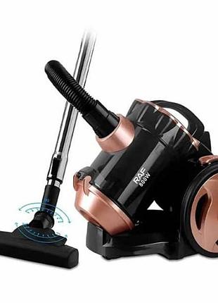 Пылесос ваккуумный с нера-фильтром 800вт vaccum cleaner r.8711 черный top shop ua_