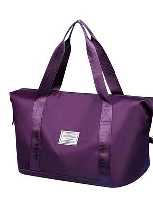Сумка дорожная увеличивающаяся в глубину unsiex bag xl-1029 purple top shop ua_