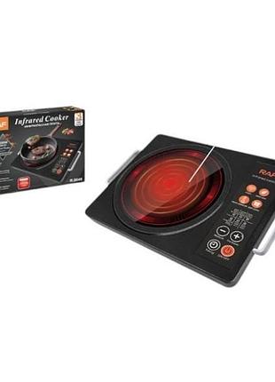 Плита інфрачервона настільна 3500вт infrared cooker r.8046 чорна top shop ua_