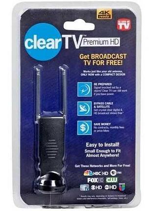 Цифровая комнатная тв антенна clear tv premium hd top shop ua_
