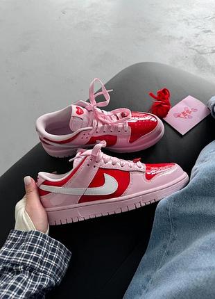 Женские кроссовки nike sb dunk low valentines day найк дак