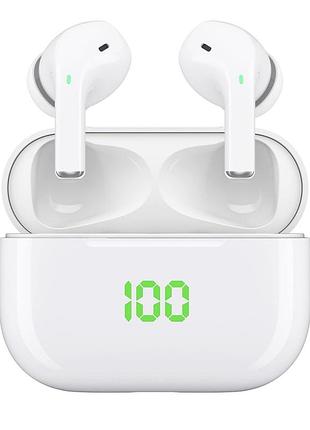 Bluetooth-навушники-вкладиші, бездротові навушники з потужними басами, швидка зарядка usb-c,