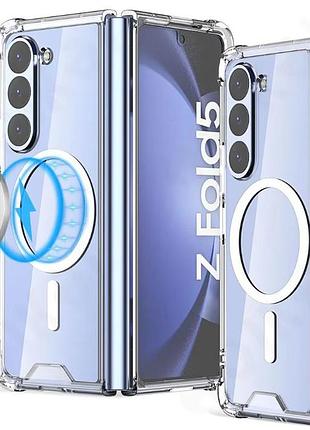 Чохол з magsafe на samsung galaxy z fold 5 магсейф чохол прозорий