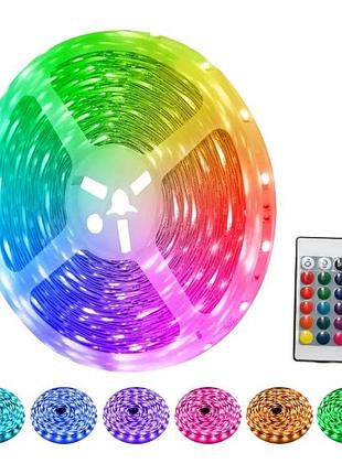 Светодиодная лента led rgb 5050 10м usb 5,5v top shop ua_
