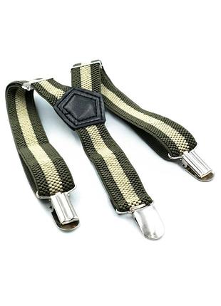 Подтяжки детские weatro зеленые det-pd-057