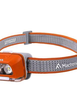 Налобный фонарь mactronic vaya 480 лм usb-c красный для туризма и кемпинга