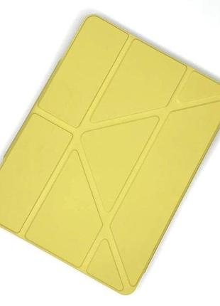 Чехол origami smart case pencil groove для ipad air 4/5 10,9" (2020, 2022) / pro 11" (2018-2022) yellow желтый с местом под