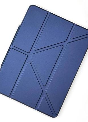 Чехол origami smart case pencil groove для ipad air 4/5 10,9" (2020, 2022) / pro 11" (2018-2022) сапфировый ярко синий sapphire с
