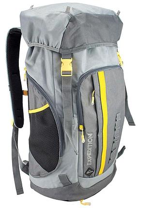 Рюкзак туристичний 45 л анатомічний сірий 600d polyester pvc semi line 45 grey a3040-1