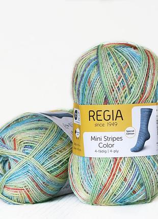 Носочная пряжа regia color 100 г, 00501